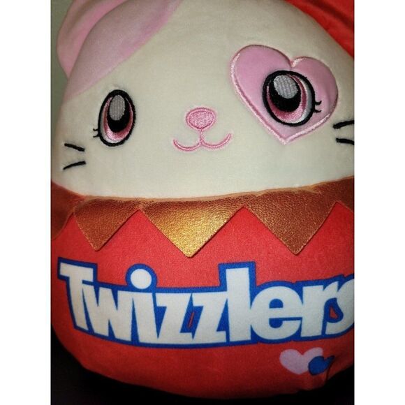 Squishmallow 2022 Twizzlers Scented Valentines Day Karina The Cat 12" Brand New - Picture 1 of 9